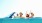 a group of people in a blue boat